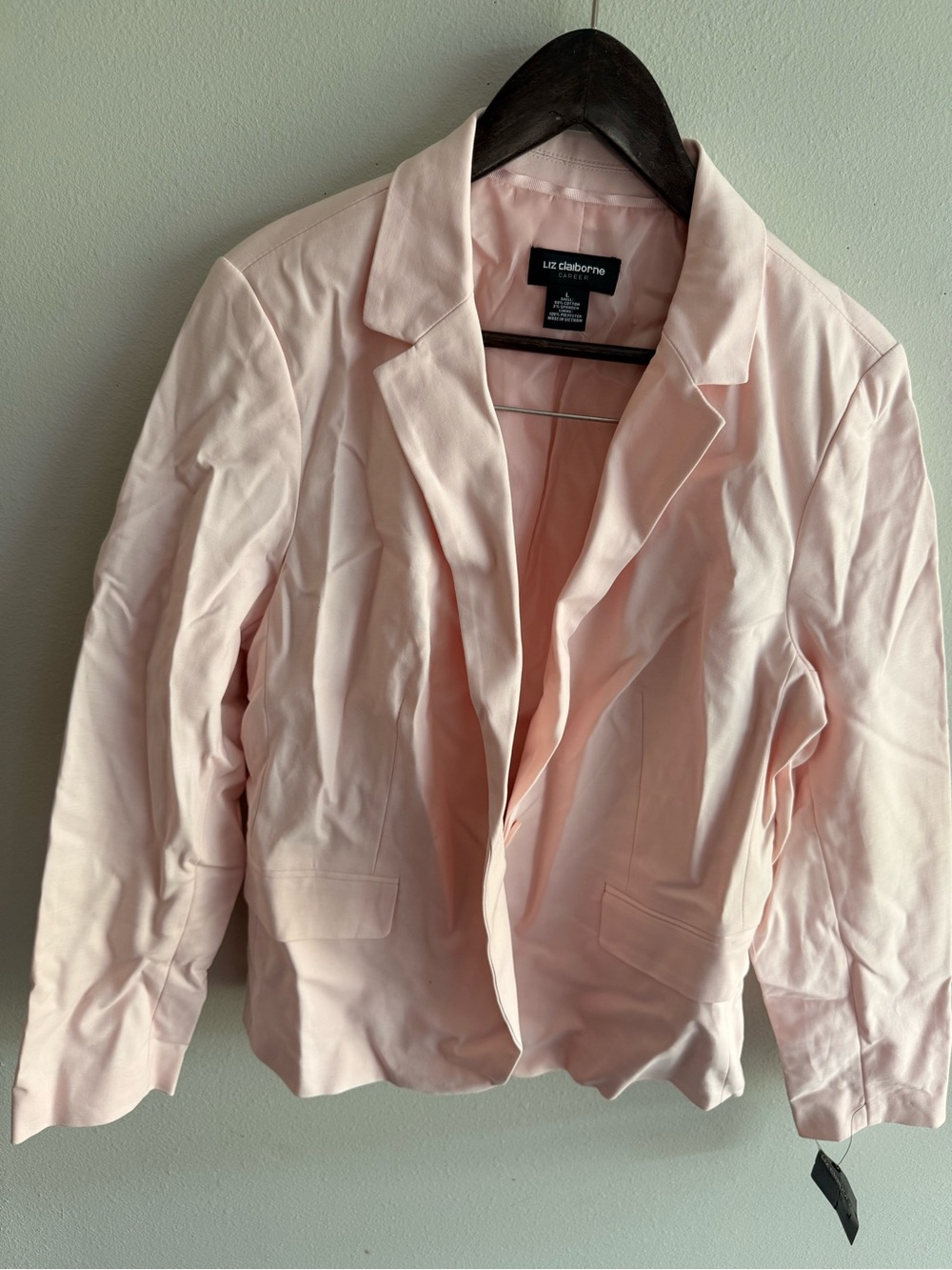 Liz Claiborne Pale Pink Women's Blazer Jacket